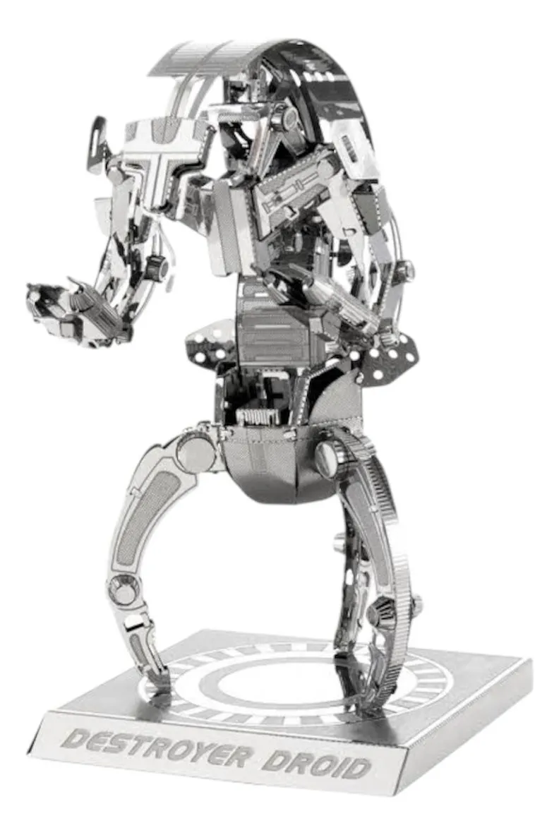Droid Destroyer Star Wars Kit De Montar 3d Metal - Novo